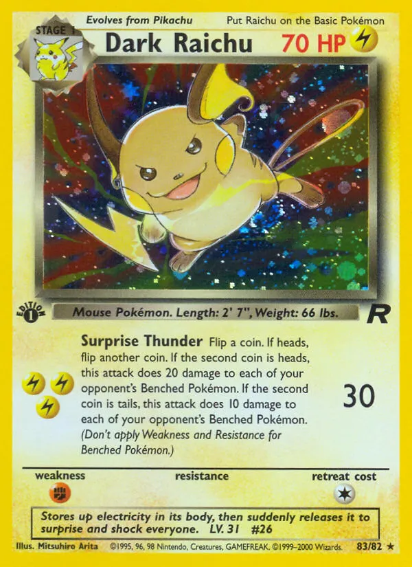 Dark Raichu | Team Rocket