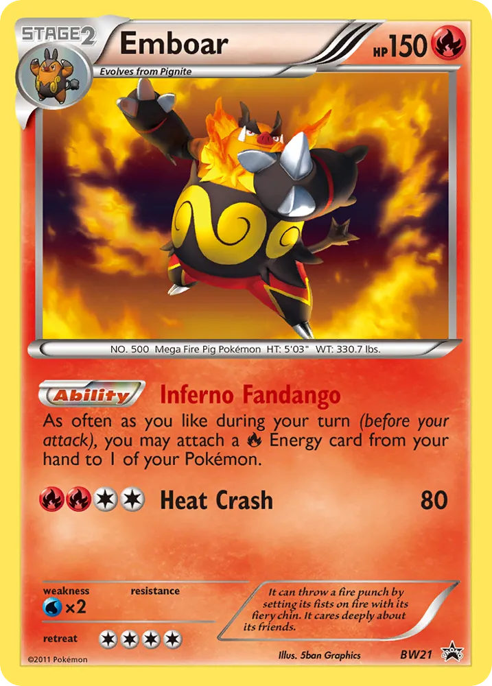 Emboar | BW Black Star Promos