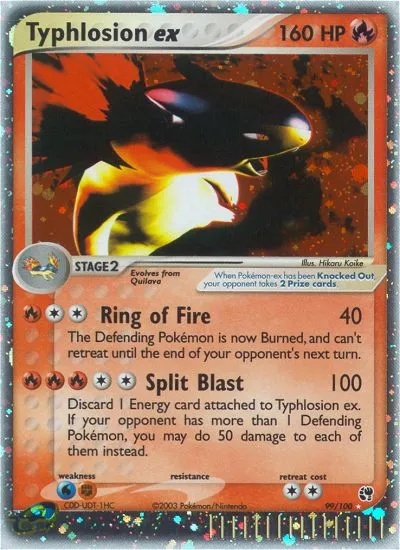 Typhlosion ex | Sandstorm