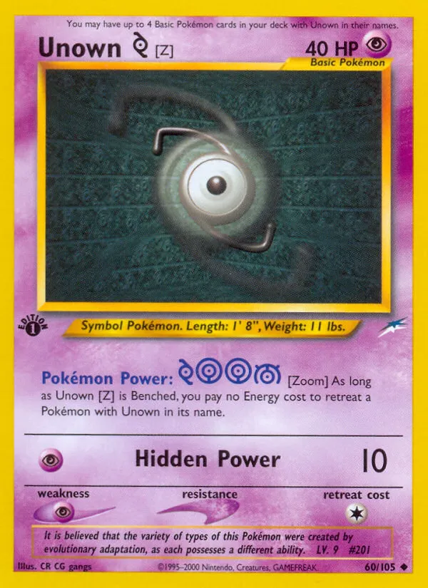 Unown [Z] | Neo Destiny