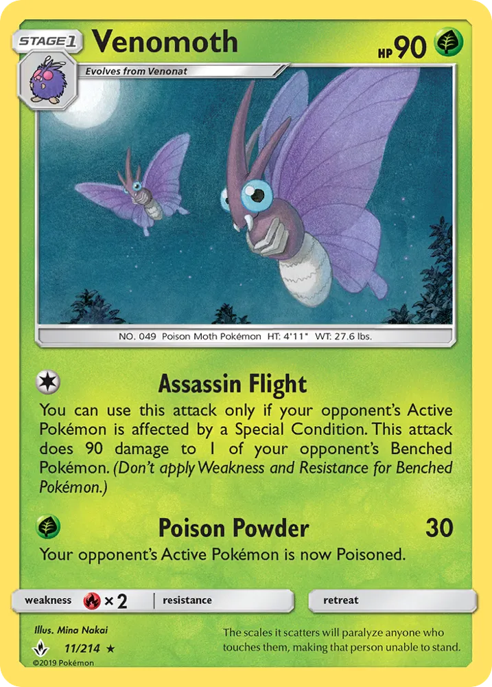 Venomoth | Unbroken Bonds