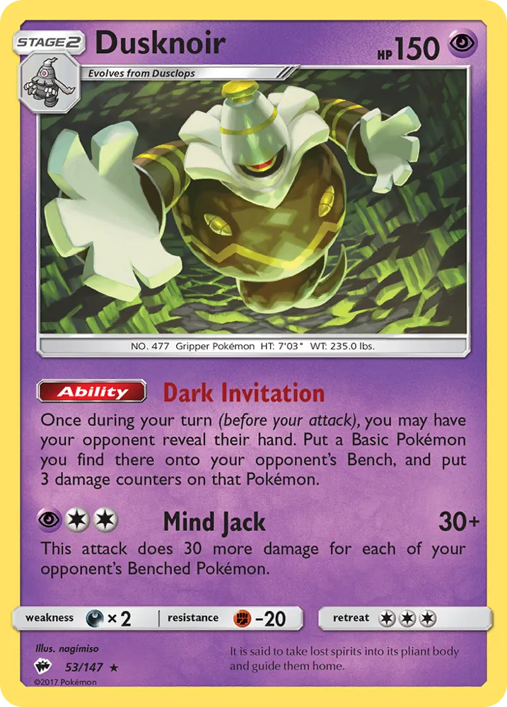 Dusknoir | Burning Shadows