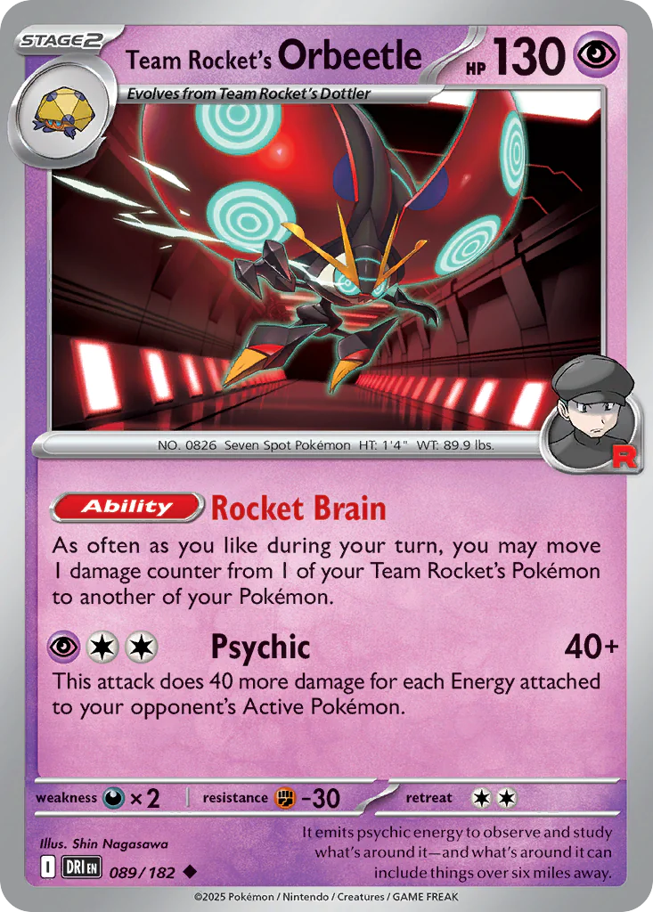 Team Rocket's Orbeetle | Destined Rivals