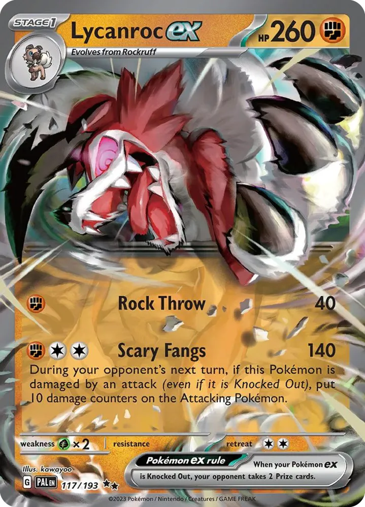 Lycanroc ex | Paldea Evolved