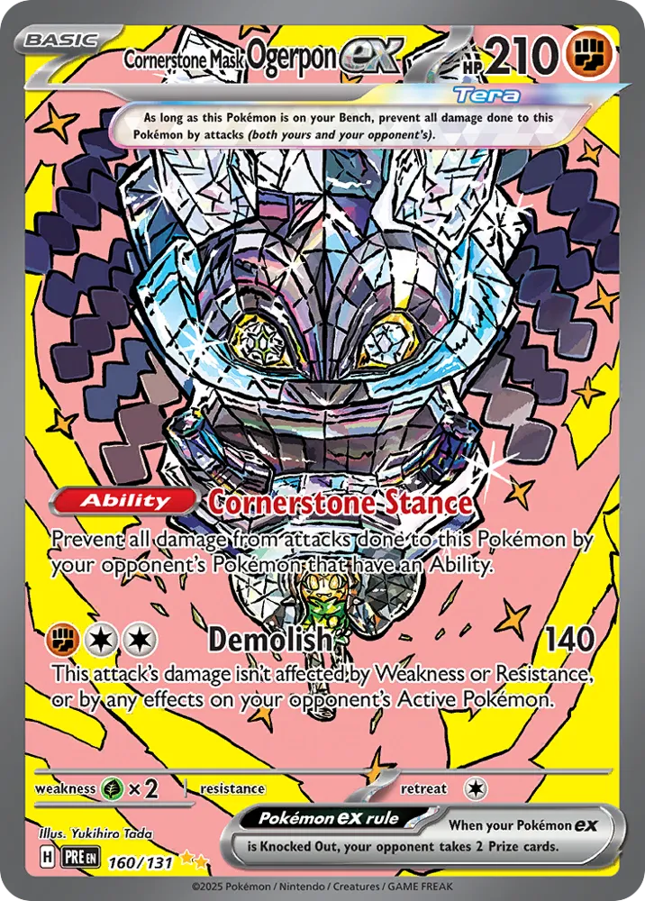 Cornerstone Mask Ogerpon ex | Prismatic Evolutions