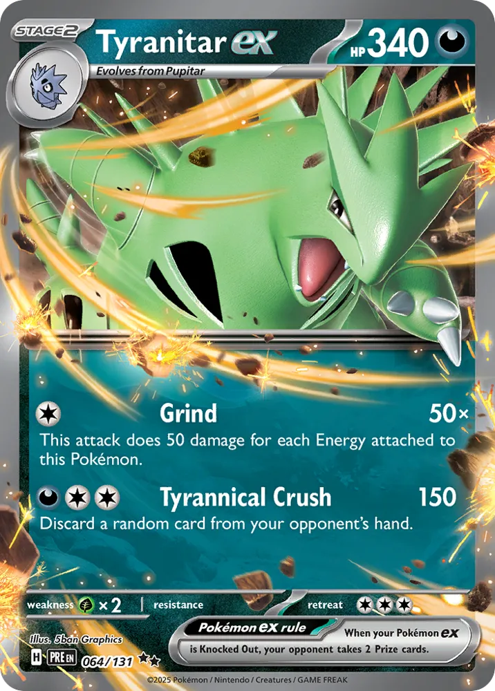 Tyranitar ex | Prismatic Evolutions