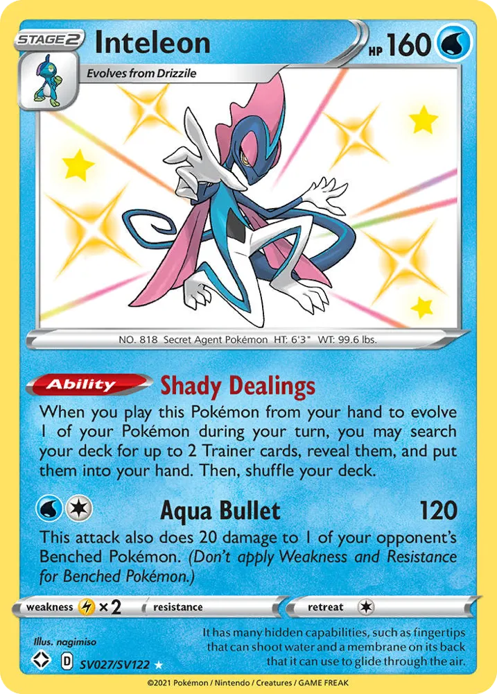 Inteleon | Shining Fates Shiny Vault