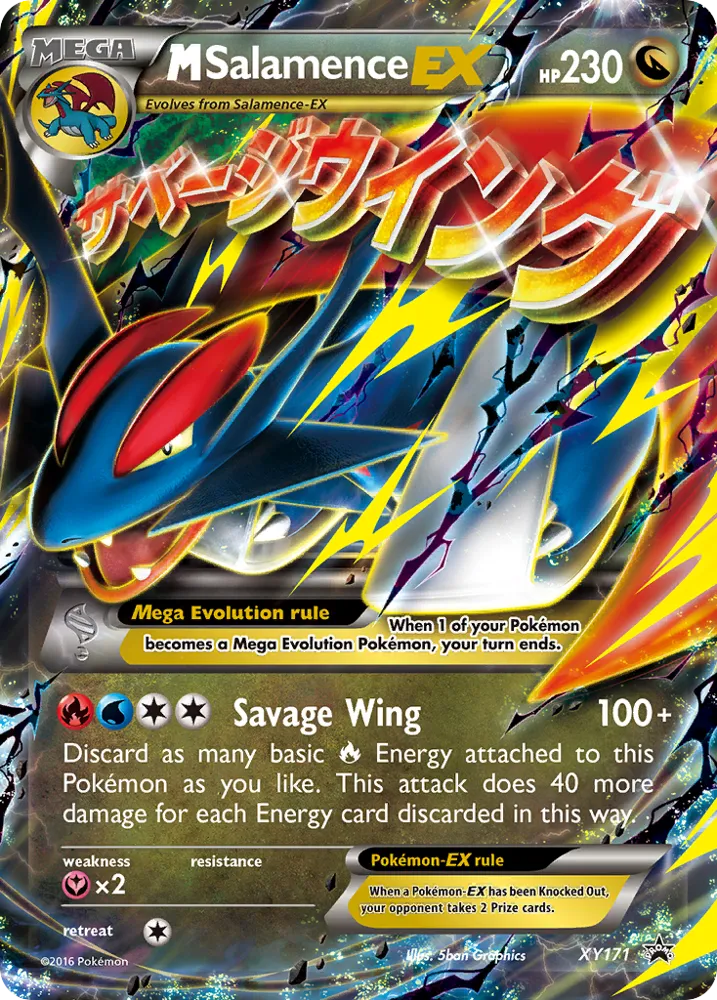 M Salamence-EX | XY Black Star Promos